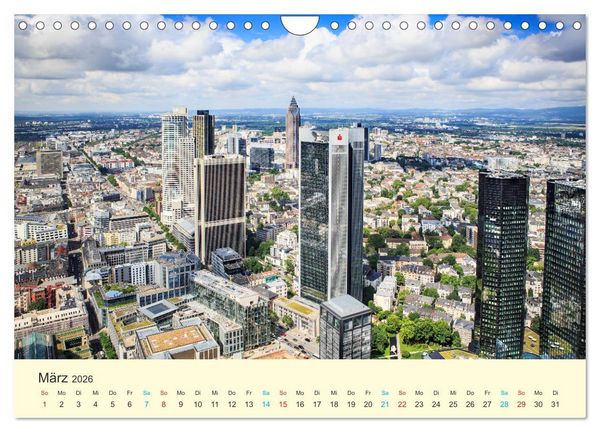 Produktbild: Frankfurt am Main - Finanzen und Geschichte (Wandkalender 2026 DIN A4 quer), CALVENDO Monatskalender