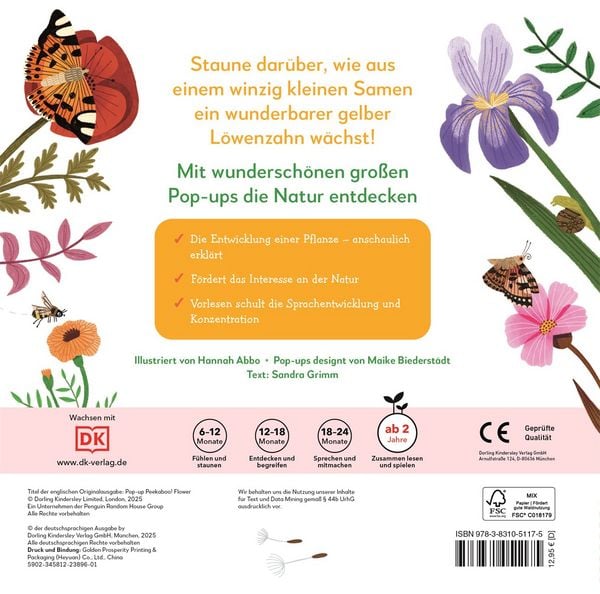 Produktbild: Mein Pop-up-Buch zum Staunen. Wo kommst du her, kleiner L&ouml;wenzahn?