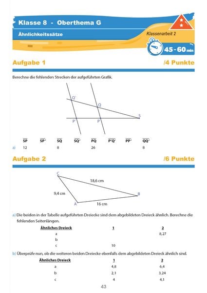 Produktbild: Mathematik Klassenarbeits-Trainer Klasse 8 &ndash; StrandMathe