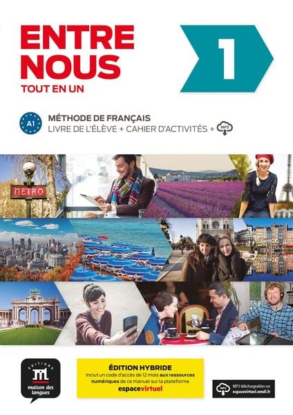 Produktbild: Entre nous 1 A1 &ndash; &Eacute;dition hybride
