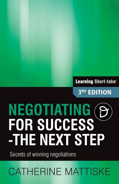 Produktbild: Negotiating for Success - The Next Step