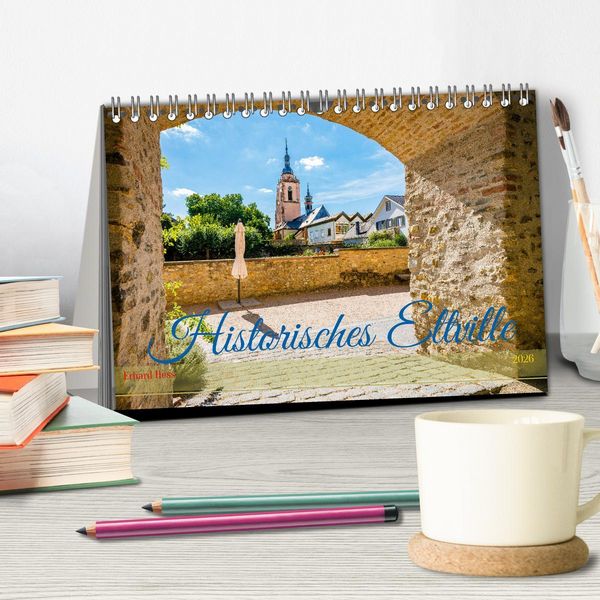 Produktbild: Historisches Eltville (Tischkalender 2026 DIN A5 quer), CALVENDO Monatskalender
