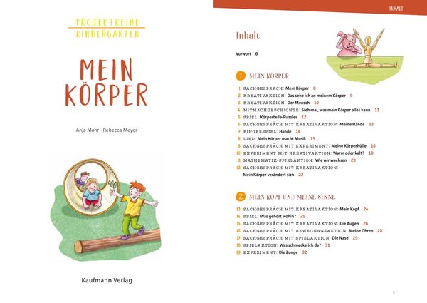 Produktbild: Projektreihe Kindergarten - Mein K&ouml;rper