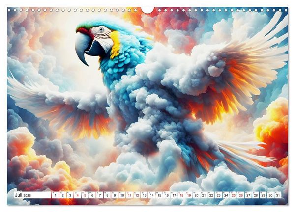 Produktbild: Wolkenkreaturen (Wandkalender 2026 DIN A3 quer), CALVENDO Monatskalender