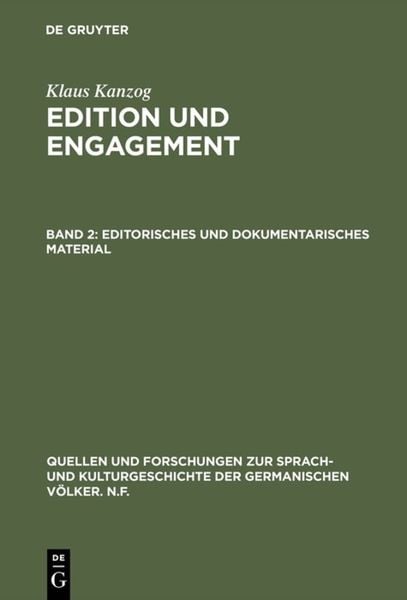 Produktbild: Editorisches und dokumentarisches Material