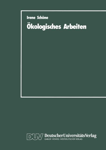 Produktbild: &Ouml;kologisches Arbeiten