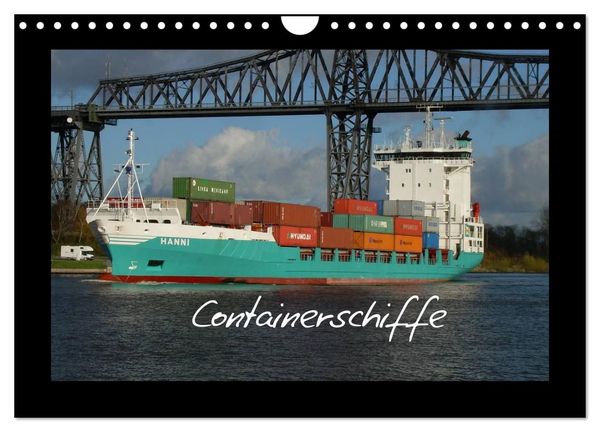 Produktbild: Containerschiffe (Wandkalender 2027 DIN A4 quer), CALVENDO Monatskalender