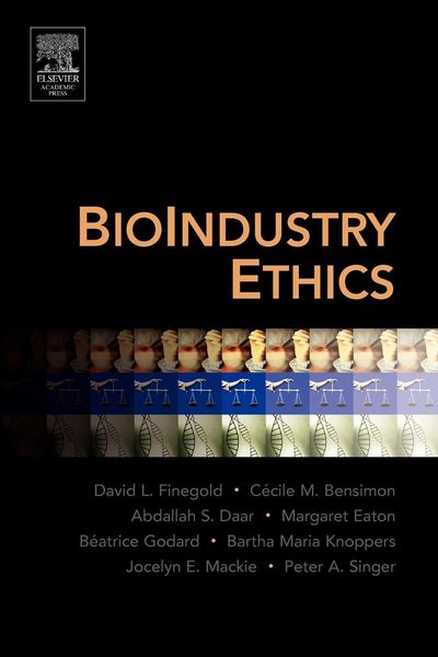 Produktbild: Bioindustry Ethics