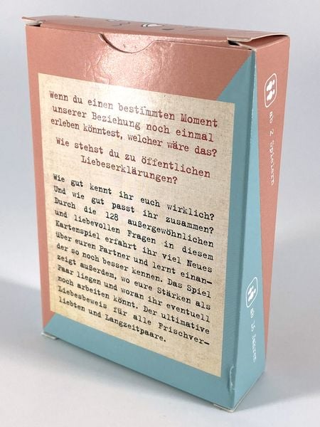 Produktbild: Was ich an dir liebe? - Der ultimative Test f&uuml;r Verliebte (Spiel)