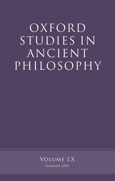 Produktbild: Oxford Studies in Ancient Philosophy, Volume 60