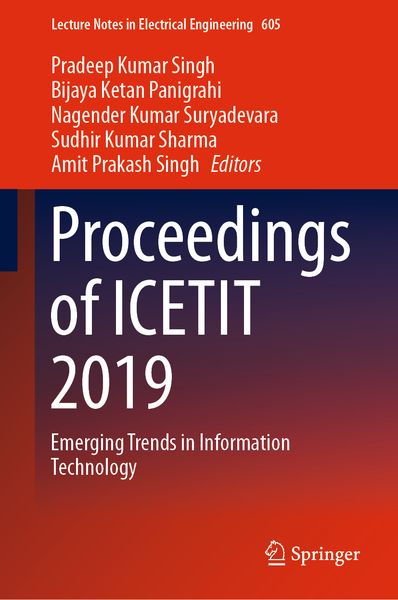 Produktbild: Proceedings of ICETIT 2019