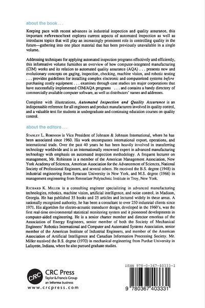 Produktbild: Automated Inspection and Quality Assurance