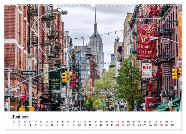 Produktbild: New York City - Atemberaubende Ansichten (Wandkalender 2026 DIN A2 quer), CALVENDO Monatskalender