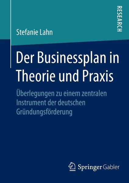 Produktbild: Der Businessplan in Theorie und Praxis