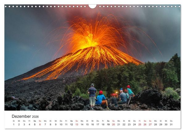 Produktbild: Vulkane 2026 (Wandkalender 2026 DIN A3 quer), CALVENDO Monatskalender