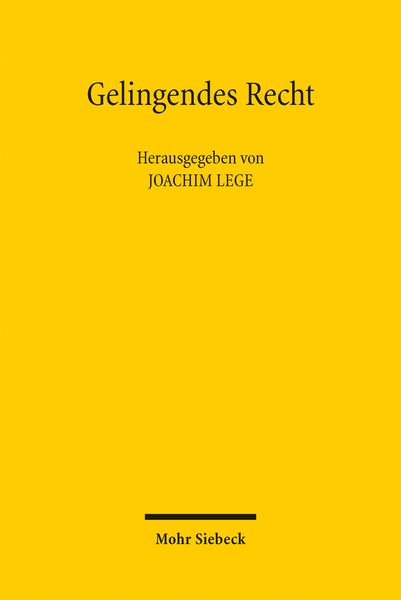Produktbild: Gelingendes Recht