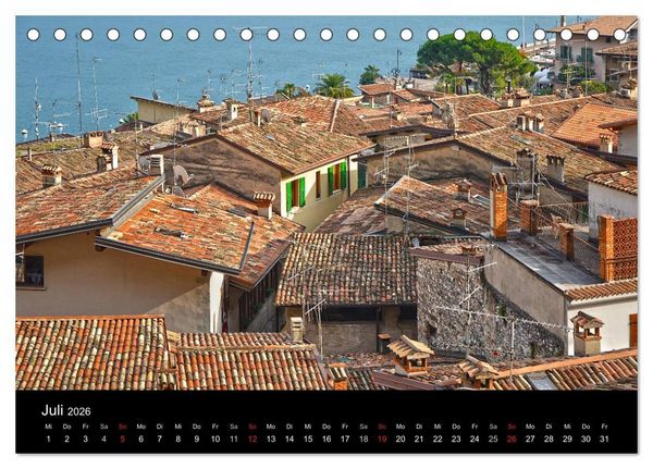 Produktbild: BENACO - Gardasee-Impressionen (Tischkalender 2026 DIN A5 quer), CALVENDO Monatskalender