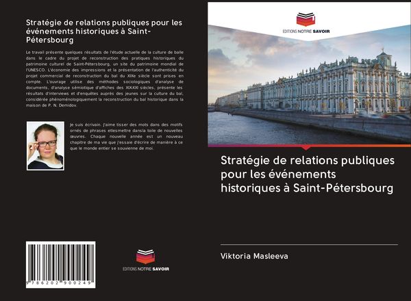 Produktbild: Strat&eacute;gie de relations publiques pour les &eacute;v&eacute;nements historiques &agrave; Saint-P&eacute;tersbourg