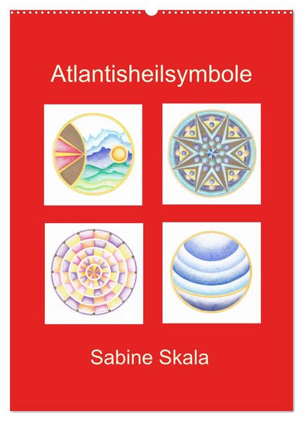 Produktbild: Atlantisheilsymbole (Wandkalender 2026 DIN A2 hoch), CALVENDO Monatskalender
