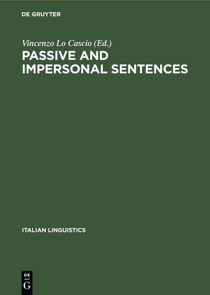 Produktbild: Passive and impersonal sentences