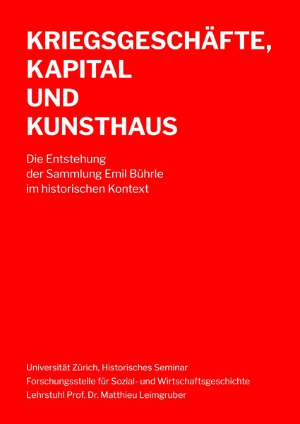 Produktbild: Kriegsgesch&auml;fte, Kapital und Kunsthaus