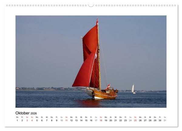 Produktbild: Segelschiffe auf dem Limfjord (hochwertiger Premium Wandkalender 2026 DIN A2 quer), Kunstdruck in Hochglanz