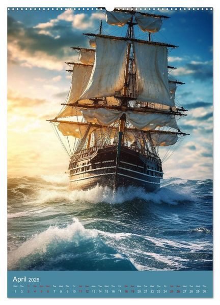 Produktbild: Weathering a Storm (Wall Calendar 2026 DIN A2 portrait), CALVENDO 12 Month Wall Calendar