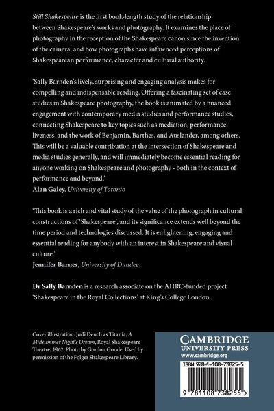 Produktbild: Still Shakespeare and the Photography of Performance