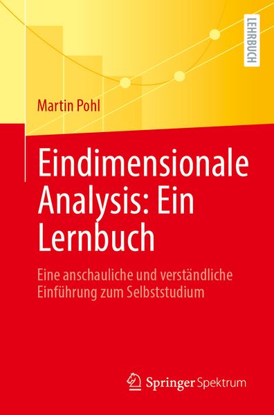 Produktbild: Eindimensionale Analysis: Ein Lernbuch
