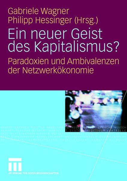 Produktbild: Ein neuer Geist des Kapitalismus?