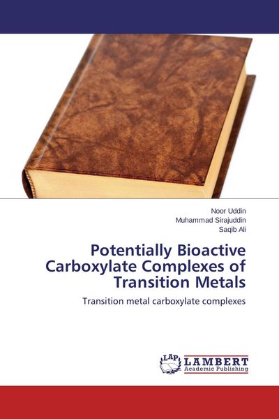 Produktbild: Potentially Bioactive Carboxylate Complexes of Transition Metals