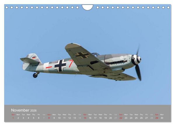 Produktbild: The Flying Legends (Wall Calendar 2026 DIN A4 landscape), CALVENDO 12 Month Wall Calendar