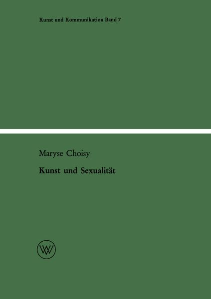 Produktbild: Kunst und Sexualit&auml;t