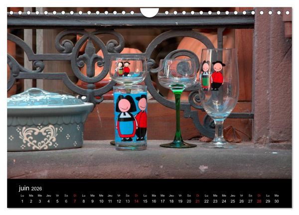 Produktbild: D&eacute;tails d'Alsace (Calendrier mural 2026 DIN A4 vertical), CALVENDO calendrier mensuel