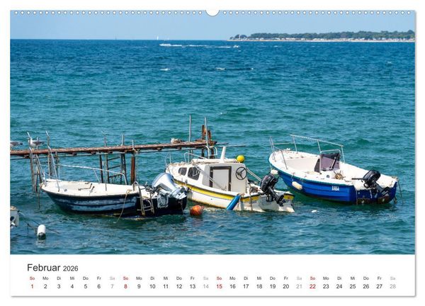 Produktbild: Porec Kalender - Die kroatische Stadt an der Adria (hochwertiger Premium Wandkalender 2026 DIN A2 quer), Kunstdruck in Hochglanz