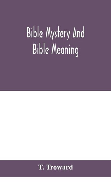Produktbild: Bible Mystery And Bible Meaning