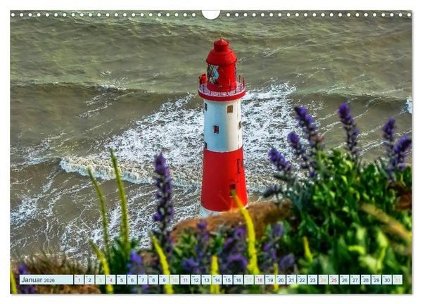 Produktbild: Leuchtt&uuml;rme - maritime Wegweiser weltweit (Wandkalender 2026 DIN A3 quer), CALVENDO Monatskalender
