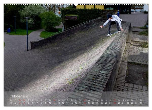 Produktbild: THIS IS SKATEBOARDING 2026 (Wandkalender 2026 DIN A2 quer), CALVENDO Monatskalender