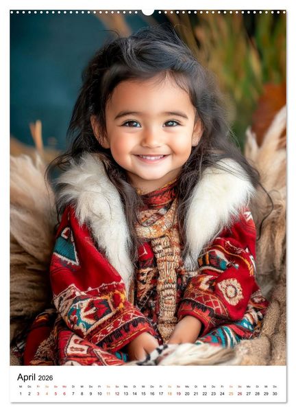 Produktbild: Kinder der Welt - ein L&auml;cheln &ouml;ffnet Herzen (hochwertiger Premium Wandkalender 2026 DIN A2 hoch), Kunstdruck in Hochglanz