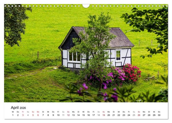 Produktbild: Westfeld-Ohlenbach - Wir feiern 50 Jahre Bundesgolddorf (Wandkalender 2026 DIN A3 quer), CALVENDO Monatskalender