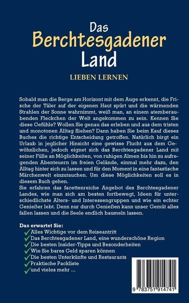 Produktbild: Das Berchtesgadener Land lieben lernen: Der perfekte Reisef&uuml;hrer f&uuml;r einen unver