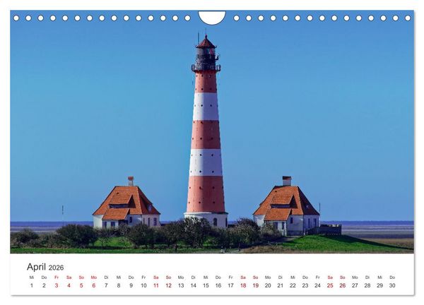 Produktbild: Schutzgebiet Wattenmeer (Wandkalender 2026 DIN A4 quer), CALVENDO Monatskalender
