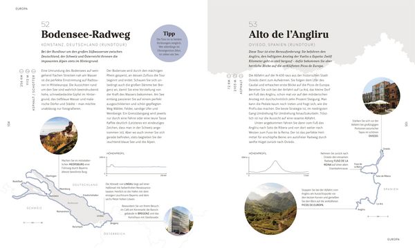 Produktbild: Die 100 sch&ouml;nsten Radtouren auf allen Kontinenten