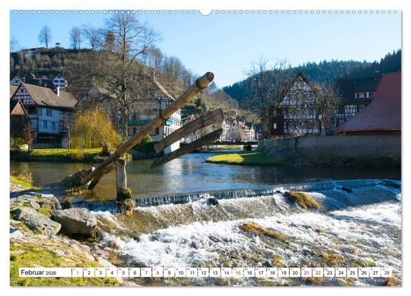 Produktbild: Idyllischer Schwarzwald (Wandkalender 2026 DIN A2 quer), CALVENDO Monatskalender