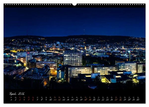 Produktbild: STUTTGART 2026 auf den zweiten Blick (hochwertiger Premium Wandkalender 2026 DIN A2 quer), Kunstdruck in Hochglanz