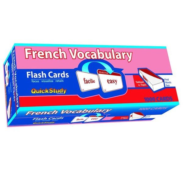 Produktbild: French Vocabulary Flash Cards (1000 Cards)