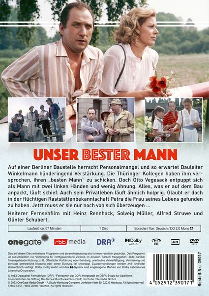 Produktbild: Unser bester Mann (DDR TV-Archiv)