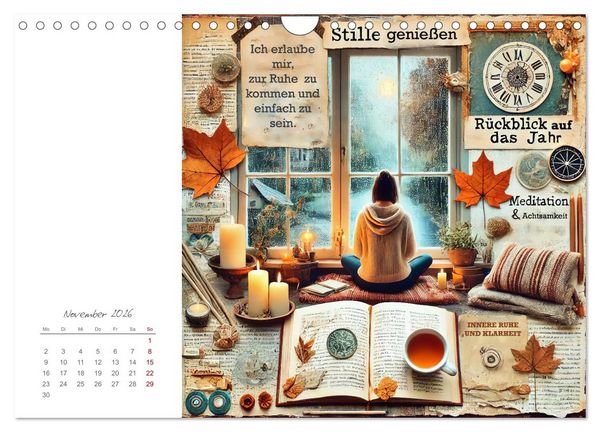 Produktbild: Soulful Days - Dein Selfcare-Kalender (Wandkalender 2026 DIN A4 quer), CALVENDO Monatskalender
