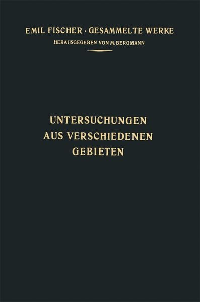 Produktbild: Untersuchungen aus Verschiedenen Gebieten