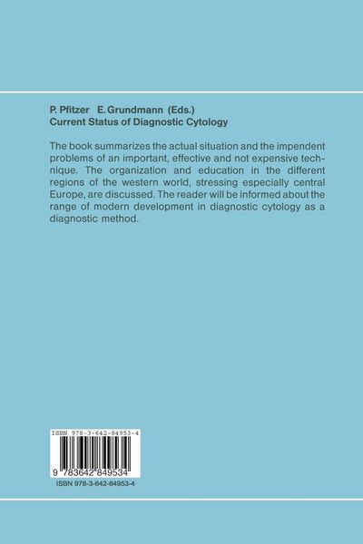 Produktbild: Current Status of Diagnostic Cytology